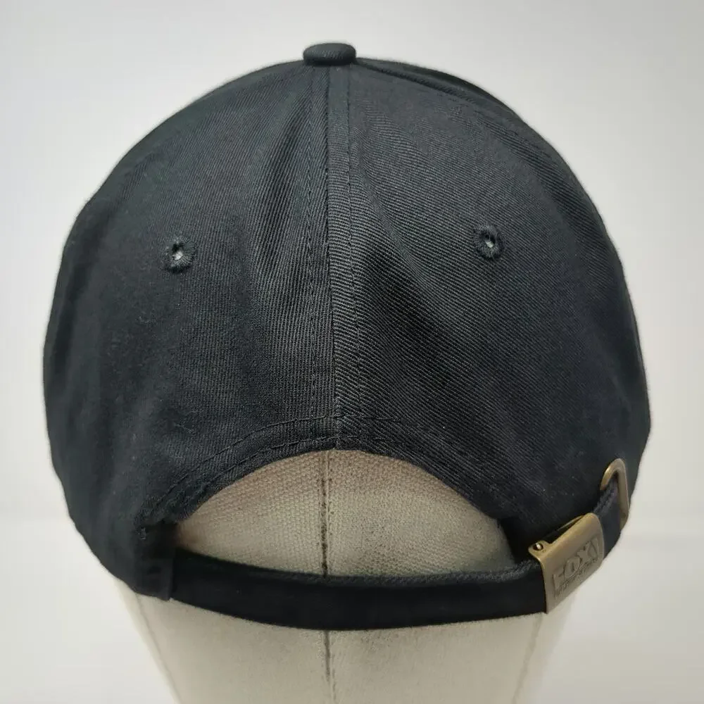 Barker Gear Fox Business Logo Baseball Cap Black One Size Cotton Adjustable Hat
